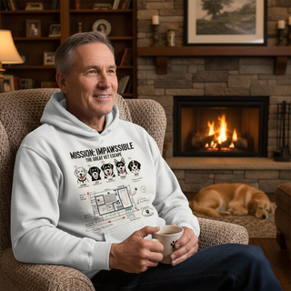 Mission: Impawssible - The Great Vet Escape.. Dog Dad Hoodie