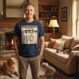 Mission: Impawssible - The Great Vet Escape.. Dog Dad Tee