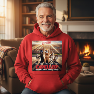 Expelled!! Obedience School Dropout Squiad.. Dog Dad Hoodie