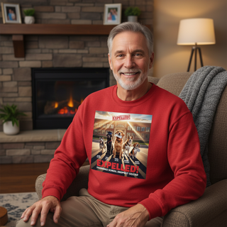 Expelled!! Obedience School Dropout Squiad.. Dog Dad Sweatshirt