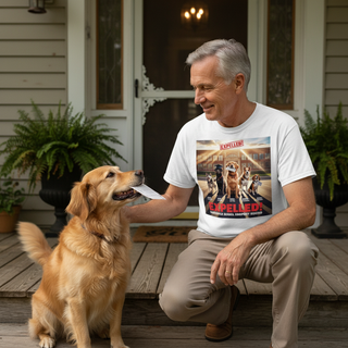 Expelled!! Obedience School Dropout Squiad.. Dog Dad Tee