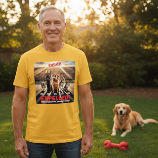 Expelled!! Obedience School Dropout Squiad.. Dog Dad Tee