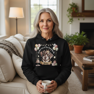 Another Year of You Choosing Me.. Dog Mom Hoodie