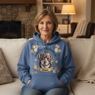 Another Year of You Choosing Me.. Dog Mom Hoodie