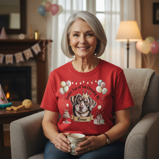 Another Year of You Choosing Me.. Dog Mom Tee