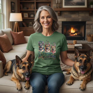 German Shepherd Edition.. Dog Mom Tee